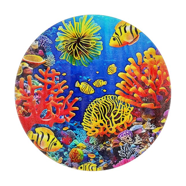 Färgstark korallrevsdesign (Framsidan)
