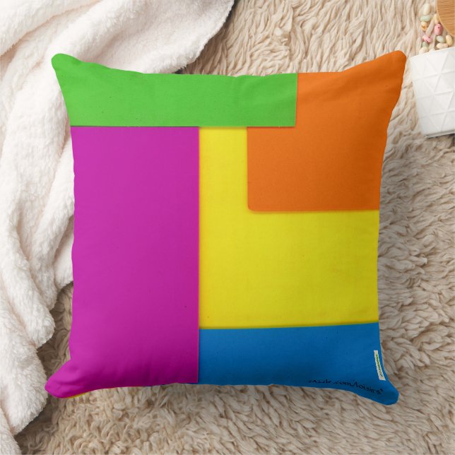 Färgstark Kudde (Filt)