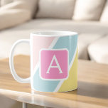 Färgstark kvinninfärgad Rand monogram färgad Kaffemugg<br><div class="desc">Lägg till en kopp färg och personlighet till din morgonrutin med vår färgstarka feminina Rand Monogram-kaffe Mugg. Designat för att göra din dag ljusare, kombinerar detta pulserande mugg med chic rand med ett personlig monogram för en aning individualitet. Kraftfull med högkvalitativ keramik, denna mugg skryter om hållbarhet och stil. Det...</div>