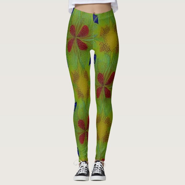 Färgstark Leggings (Framsida)