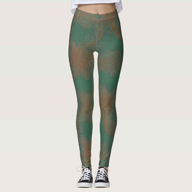 Färgstark Leggings (Framsida)
