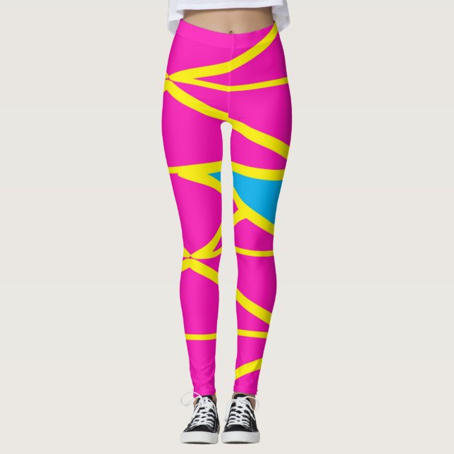Färgstark Leggings (Framsida)