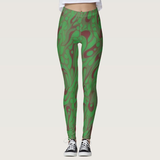 Färgstark Leggings (Framsida)