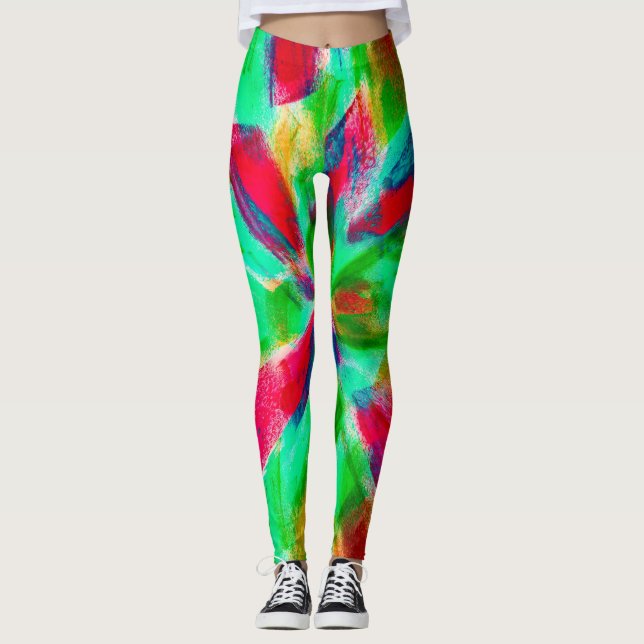 Färgstark Leggings (Framsida)