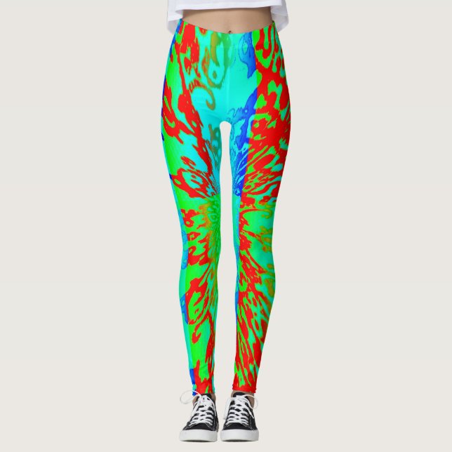 Färgstark Leggings (Framsida)