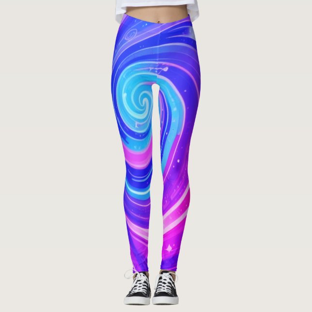 Färgstark Leggings (Framsida)