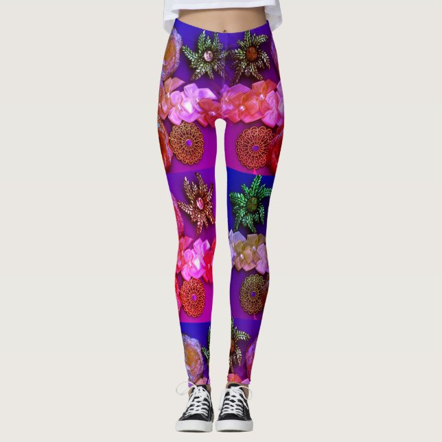 Färgstark Leggings (Framsida)