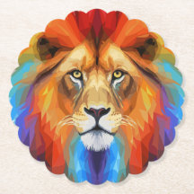 Färgstark lejon