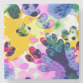 Färgstark, levande design stenunderlägg