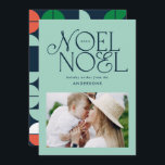 Färgstark, ljusstark, gul, geometrisk bild Ho Julkort<br><div class="desc">Färgstark,  ljus roligt Noel-helgdag för julgeometrisk typografi. Röd,  grönt,  akvarium,  marinblått och rosa färgen.</div>