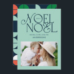 Färgstark, ljusstark, gul, geometrisk bild Ho Julkort<br><div class="desc">Färgstark,  ljus roligt Noel-helgdag för julgeometrisk typografi. Röd,  grönt,  akvarium,  marinblått och rosa färgen.</div>