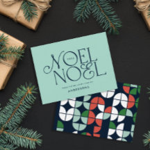 Färgstark, ljusstark Noel-geometriskt skript H