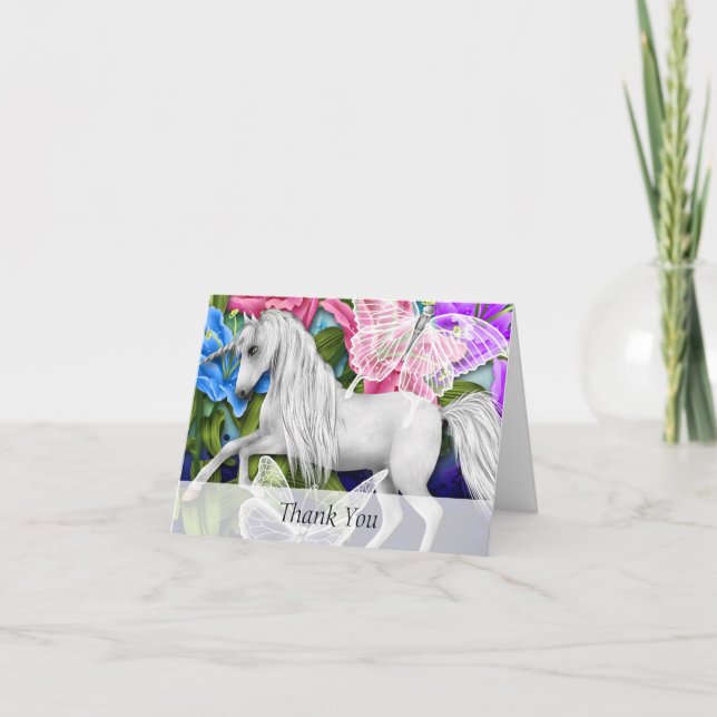 Färgstark majs, Blommigt och fjäril-Tack N Tack Kort (Framsida)