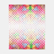 Färgstark med geometriskt mönster