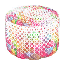 Färgstark med geometriskt mönster