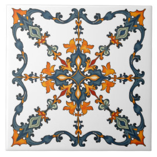 Färgstark,Medelhavet,mosaik,marockansk Kakelplatta