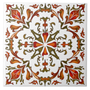 Färgstark,Medelhavet,mosaik,marockansk Kakelplatta