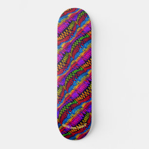 Färgstark Mini Skateboard Bräda 18,5 Cm