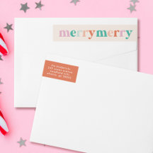 Färgstark modern God jul