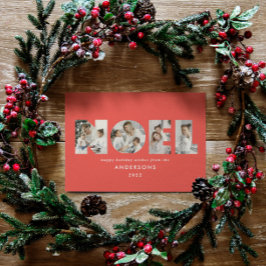 Färgstark Noel-julgeometri 4 foto Julkort