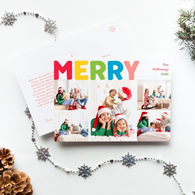 Färgstark och ljusstark nyhet i fem foto helg vykort (Skapare uppladdad)