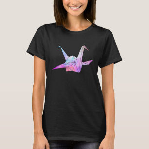 Färgstark Origami Japansk kultur, Papper vikt C T Shirt
