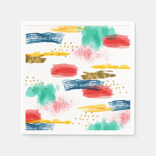 Färgstark Pappersservett (Framsidan)