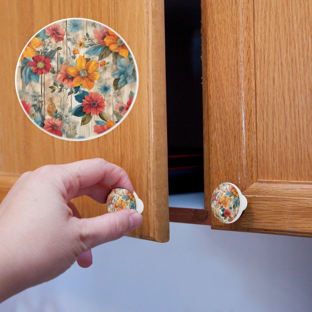 Färgstark, rustisk Blommigt Knopp (Skapare uppladdad)