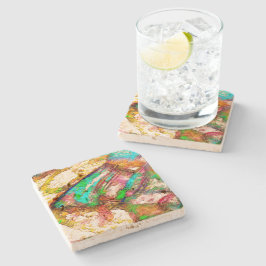 Färgstark - Rustisk och grov som grovgjutning Stenunderlägg