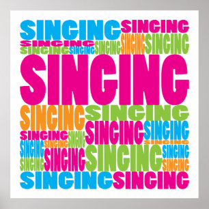 Färgstark singling poster