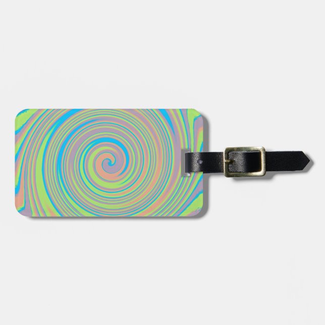 Färgstark, snabbt nyp hjuldesign bagagebricka (Horisontell Framsida)