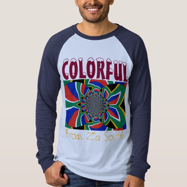 Färgstark söderut långärmad tröja (Framsida)