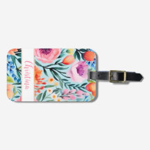 Färgstark sommarblomma med namn