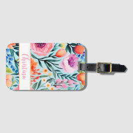 Färgstark sommarblomma med namn bagagebricka