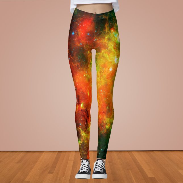 Färgstark Starry Nebula Leggings (Skapare uppladdad)