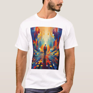 färgstark t shirt