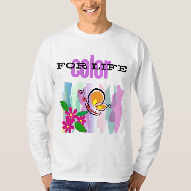 färgstark T-Shirt (Framsida)