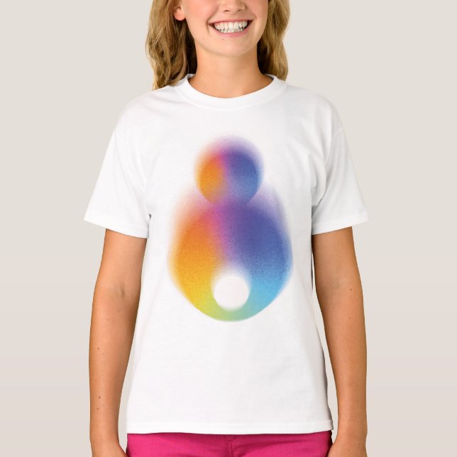 färgstark t shirt (Framsida)