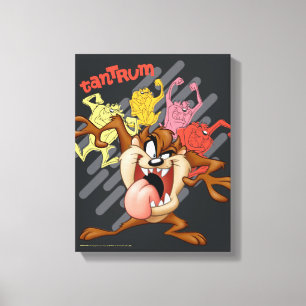 Färgstark"Tantrum" TAZ™ Canvastryck