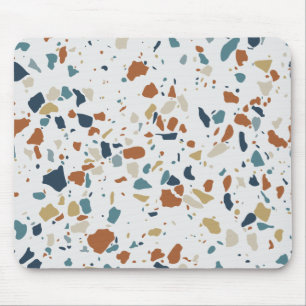 Färgstark Terrazzo Digital Mönster Musmatta