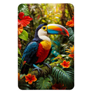 Färgstark Toucan Bird Magnet