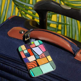 Färgstark, tuff, välmående, ljus bagagebricka