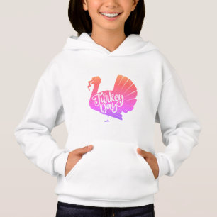 Färgstark Turkiet-form med texttypgrafi T Shirt