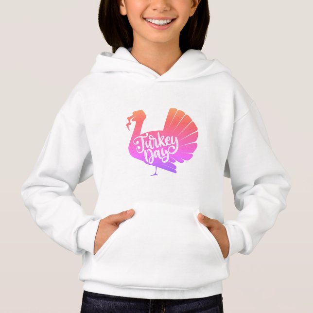 Färgstark Turkiet-form med texttypgrafi T Shirt (Framsida)