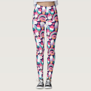 Färgstark Unicorn Leggings