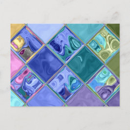 Färgstark, unik och tydlig Anpassade Vykort