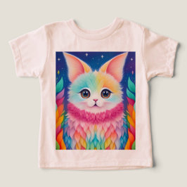 Färgstark utskrift T-Shirt för kute