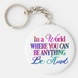 Färgstark, vänlig nyckelring