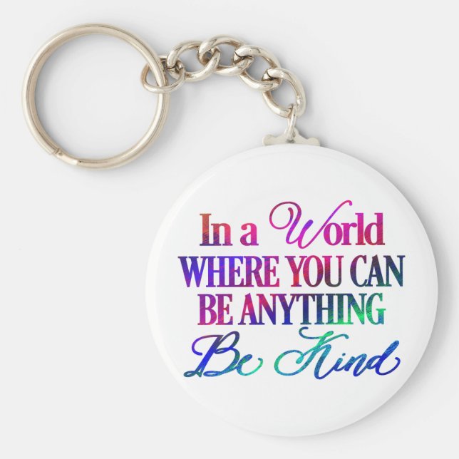 Färgstark, vänlig nyckelring (Framsidan)