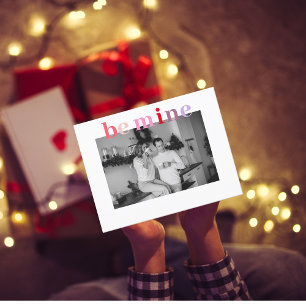 Färgstark, var min Ett foto VALENTINESER Vykort